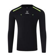 Футболка судейская с длинным рукавом JOGEL DIVISION PerFormDRY Referee LS Tee, черный - downloaded from prime-sport.ru