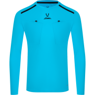 Футболка судейская с длинным рукавом JÖGEL DIVISION PerFormDRY Referee LS Tee, голубой - Футболка судейская с длинным рукавом JÖGEL DIVISION PerFormDRY Referee LS Tee, голубой