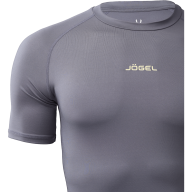 Футболка компрессионная с коротким рукавом JÖGEL CAMP PerFormDRY Top SS, темно-серый - Футболка компрессионная с коротким рукавом JÖGEL CAMP PerFormDRY Top SS, темно-серый