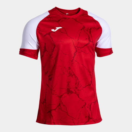 Футболка JOMA CAMISETA MANGA CORTA HISPA V ROJO BLANCO