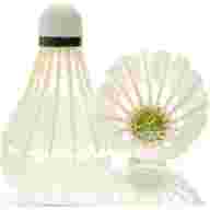 Воланы для бадминтона DOUBLE FISH JINQUE 09 перо/синтетический материал, 12 шт, Цвет: белый - Воланы для бадминтона DOUBLE FISH JINQUE 09 перо/синтетический материал, 12 шт, Цвет: белый