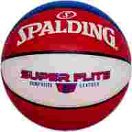 Мяч баск. SPALDING Super Flite 76928z, р.7, синт.кожа (композит), красно-сине-белый - Мяч баск. SPALDING Super Flite 76928z, р.7, синт.кожа (композит), красно-сине-белый