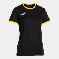 Футболка JOMA CAMISETA MANGA CORTA COMBI PREMIUM NEGRO AMARILLO
