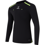 Футболка судейская с длинным рукавом JÖGEL DIVISION PerFormDRY Referee LS Tee, черный - Футболка судейская с длинным рукавом JÖGEL DIVISION PerFormDRY Referee LS Tee, черный
