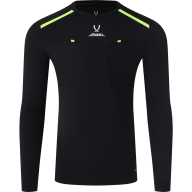 Футболка судейская с длинным рукавом JÖGEL DIVISION PerFormDRY Referee LS Tee, черный - Футболка судейская с длинным рукавом JÖGEL DIVISION PerFormDRY Referee LS Tee, черный