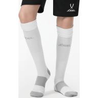 Гетры футбольные JÖGEL CAMP BASIC SOCKS 00, белый/серый/серый - Гетры футбольные JÖGEL CAMP BASIC SOCKS 00, белый/серый/серый