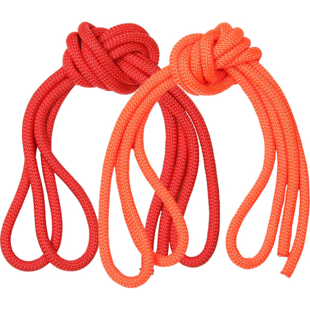 Скакалка гимнастическая, У964, длина 3м, без ручек, шнур, мультиколор