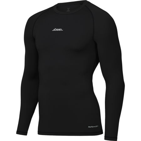 Футболка компрессионная с длинным рукавом JÖGEL CAMP PerFormDRY Baselayer LS Tee, черный