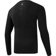 Футболка компрессионная с длинным рукавом судейская JÖGEL PerFormDRY Referee Baselayer Tee LS, черный - Футболка компрессионная с длинным рукавом судейская JÖGEL PerFormDRY Referee Baselayer Tee LS, черный