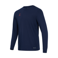 Футболка баскетбольная с длинным рукавом JOGEL DIVISION PerFormDRY Pre-Match Longsleeve Jersey, темно-синий - downloaded from prime-sport.ru
