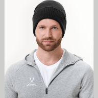 Шапка JÖGEL ESSENTIAL High Beanie, черный - Шапка JÖGEL ESSENTIAL High Beanie, черный