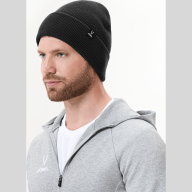 Шапка JÖGEL ESSENTIAL High Beanie, черный - Шапка JÖGEL ESSENTIAL High Beanie, черный