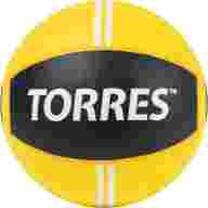 Медбол TORRES AL00231, 1кг, желто-черный - Медбол TORRES AL00231, 1кг, желто-черный