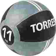 Медбол TORRES AL00231, 1кг, желто-черный - Медбол TORRES AL00231, 1кг, желто-черный