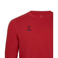Футболка баскетбольная с длинным рукавом JOGEL DIVISION PerFormDRY Pre-Match Longsleeve Jersey, красный - downloaded from prime-sport.ru
