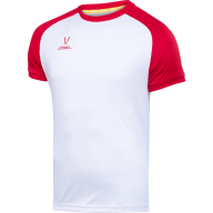 Футболка игровая JÖGEL CAMP Reglan Jersey, белый/красный - Футболка игровая JÖGEL CAMP Reglan Jersey, белый/красный