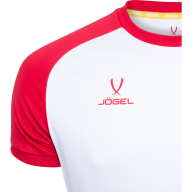 Футболка игровая JÖGEL CAMP Reglan Jersey, белый/красный - Футболка игровая JÖGEL CAMP Reglan Jersey, белый/красный