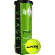 Мяч теннисный детский DIADEM Stage 1 Green Ball, BALL-CASE-GR, уп. 3 шт, фетр, зеленый - Мяч теннисный детский DIADEM Stage 1 Green Ball, BALL-CASE-GR, уп. 3 шт, фетр, зеленый