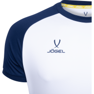 Футболка игровая JÖGEL CAMP Reglan Jersey, белый/темно-синий - Футболка игровая JÖGEL CAMP Reglan Jersey, белый/темно-синий