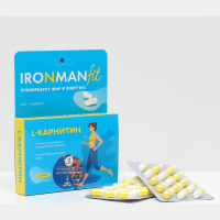 L-карнитин IRONMAN, спортивное питание, 30 капсул
