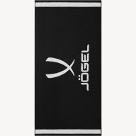 Полотенце спортивное JÖGEL ESSENTIAL Towel L, 70х140, черный/белый - Полотенце спортивное JÖGEL ESSENTIAL Towel L, 70х140, черный/белый