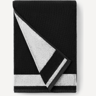 Полотенце спортивное JÖGEL ESSENTIAL Towel L, 70х140, черный/белый - Полотенце спортивное JÖGEL ESSENTIAL Towel L, 70х140, черный/белый
