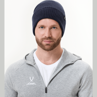 Шапка JÖGEL ESSENTIAL High Beanie, темно-синий - Шапка JÖGEL ESSENTIAL High Beanie, темно-синий
