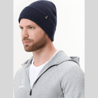 Шапка JÖGEL ESSENTIAL High Beanie, темно-синий - Шапка JÖGEL ESSENTIAL High Beanie, темно-синий