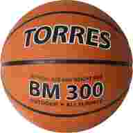 Мяч баск. TORRES BM300, B02016, р.6, резина, нейлон. корд, бут. камера, коричневый - Мяч баск. TORRES BM300, B02016, р.6, резина, нейлон. корд, бут. камера, коричневый