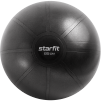 БЕЗ УПАКОВКИ Фитбол высокой плотности STARFIT GB-110 антивзрыв, 1600 гр, черный, 85 см