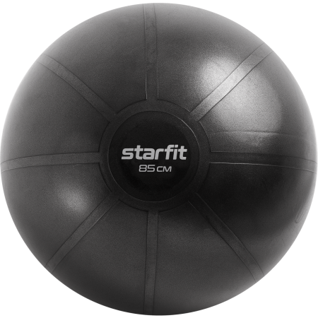 БЕЗ УПАКОВКИ Фитбол высокой плотности STARFIT GB-110 антивзрыв, 1600 гр, черный, 85 см