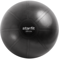 БЕЗ УПАКОВКИ Фитбол высокой плотности STARFIT GB-110 антивзрыв, 1600 гр, черный, 85 см - БЕЗ УПАКОВКИ Фитбол высокой плотности STARFIT GB-110 антивзрыв, 1600 гр, черный, 85 см
