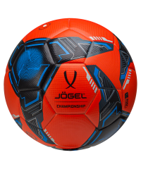 Мяч футбольный JOGEL Championship №5, оранжевый/синий/черный
