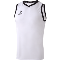 Майка баскетбольная JÖGEL CAMP Basic, белый, детский