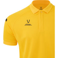 Поло JÖGEL CAMP 2 Poly Polo, желтый/черный - Поло JÖGEL CAMP 2 Poly Polo, желтый/черный