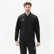 Олимпийка DIVISION PerFormDRY Pre-match Knit Jacket, черный - downloaded from prime-sport.ru