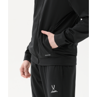 Олимпийка DIVISION PerFormDRY Pre-match Knit Jacket, черный - downloaded from prime-sport.ru