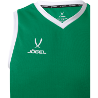 Майка баскетбольная JÖGEL CAMP Basic, зеленый, детский - Майка баскетбольная JÖGEL CAMP Basic, зеленый, детский