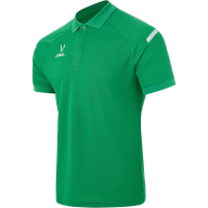Поло JÖGEL CAMP 2 Poly Polo, зеленый/белый - Поло JÖGEL CAMP 2 Poly Polo, зеленый/белый