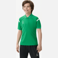 Поло JÖGEL CAMP 2 Poly Polo, зеленый/белый - Поло JÖGEL CAMP 2 Poly Polo, зеленый/белый