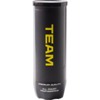 Мяч теннисный NS Team X3, 124009, уп.3 шт,одобр.ITF,фетр, нат.резина,желтый