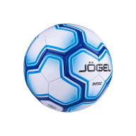 Мяч футбольный JOGEL Intro №5, белый/синий - downloaded from prime-sport.ru