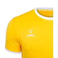 Футболка футбольная JOGEL CAMP Origin, желтый/белый - downloaded from prime-sport.ru