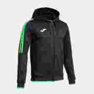 Толстовка с капюшоном JOMA OLIMPIADA NEGRO VERDE FLUOR - Толстовка с капюшоном JOMA OLIMPIADA NEGRO VERDE FLUOR