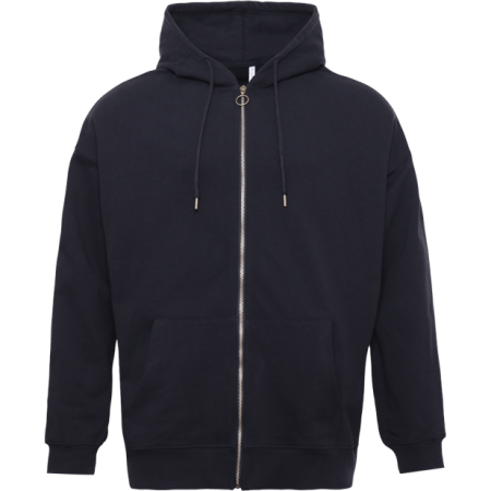 Толстовка ОNE SIZE, с капюшоном на молнии футер без начёса 350, 72