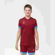 Футболка игровая JÖGEL DIVISION PerFormDRY Union Jersey, гранатовый/голубой/белый - Футболка игровая JÖGEL DIVISION PerFormDRY Union Jersey, гранатовый/голубой/белый