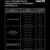 Фитбол STARFIT GB-108 антивзрыв, 900 гр, желтый пастель, 55 см - Фитбол STARFIT GB-108 антивзрыв, 900 гр, желтый пастель, 55 см