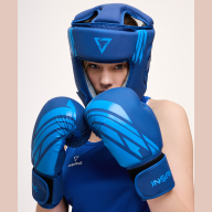 Перчатки боксерские ORO, ПУ, синий, 12 oz - downloaded from prime-sport.ru
