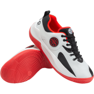 Кроссовки баскетбольные JÖGEL Launch LOW, White/black/red - Кроссовки баскетбольные JÖGEL Launch LOW, White/black/red
