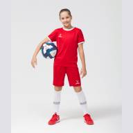 Футболка футбольная JOGEL CAMP Origin, красный/белый, детский - downloaded from prime-sport.ru